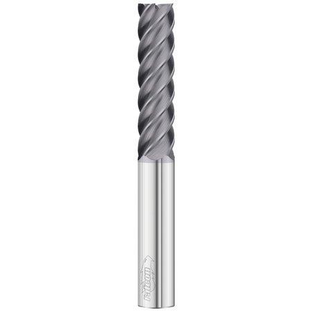 FULLERTON TOOL 5-Flute - 45° Helix - 3845 Falcon Finisher HP End Mills, TIALN, RH Spiral, Square, Extra-Long, 5/8 38192
